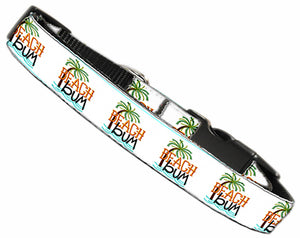 Beach Bum Dog Collar